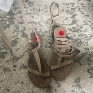 Free people gladiator sandals!